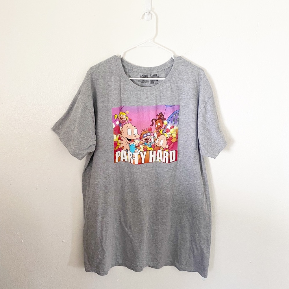 Rugrats Party Hard Short Sleeve Tee Size XL Nickelodeon
